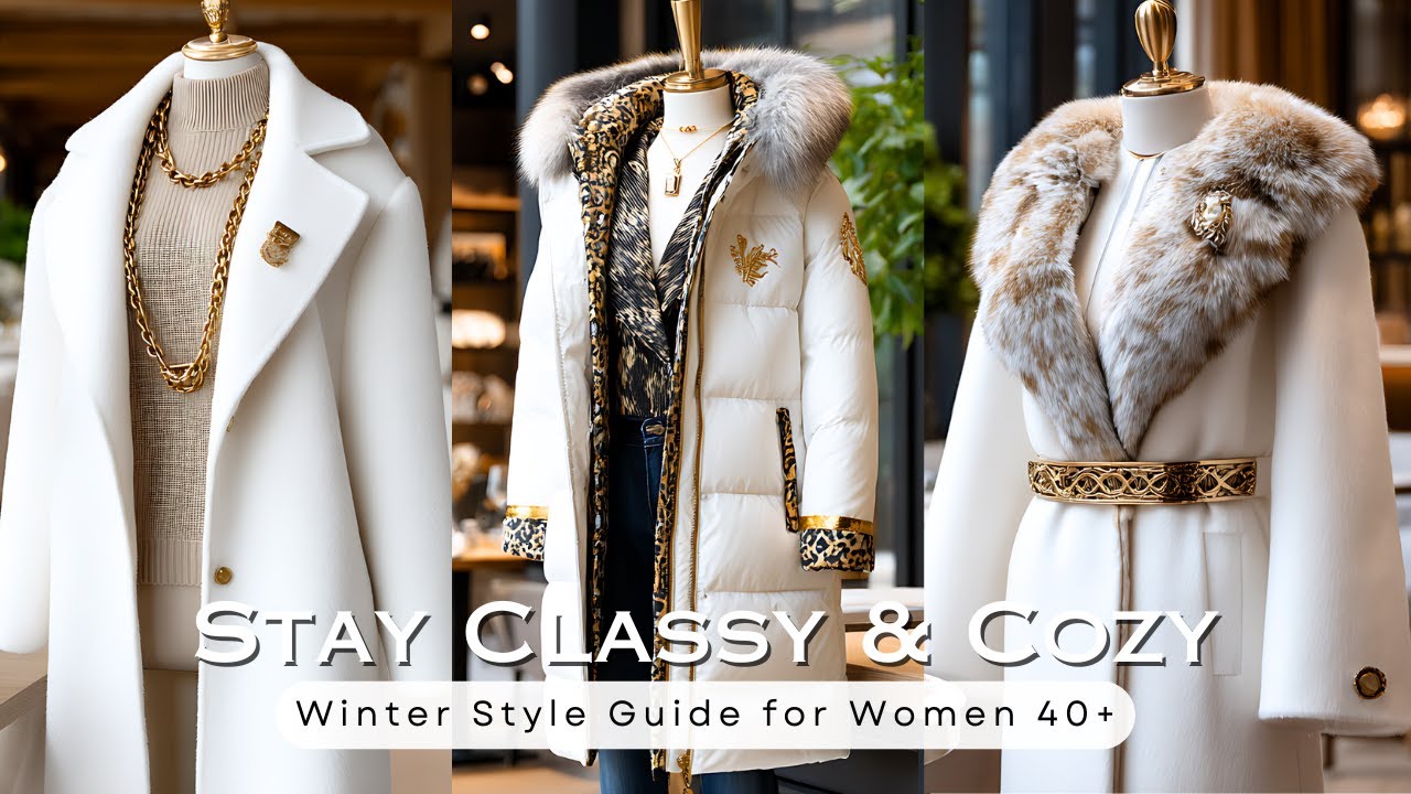 Elegant Winter Outfit Ideas for Women 40+ | Chic, Warm & Classy Style Tips