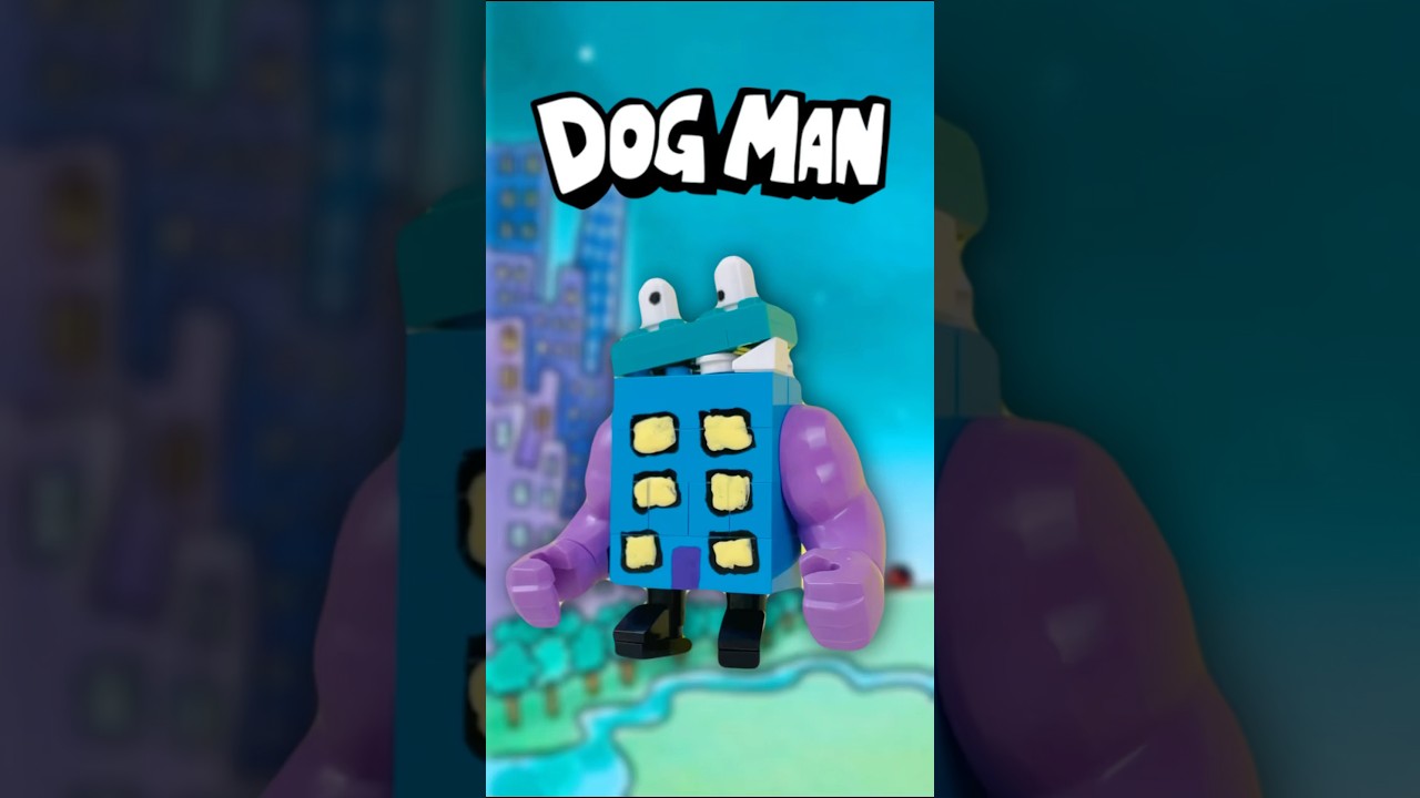 I made a Beast Building from DogMan in LEGO…