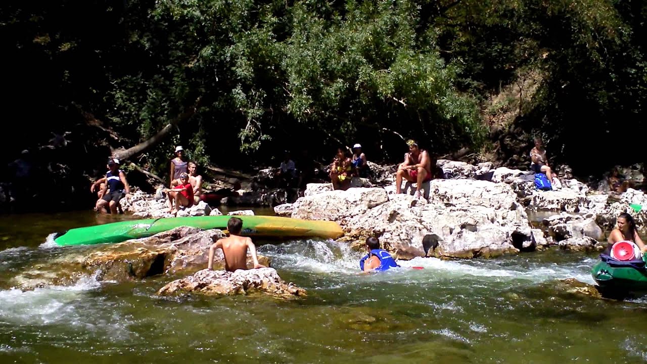 Descente de l'ardèche - Chutes