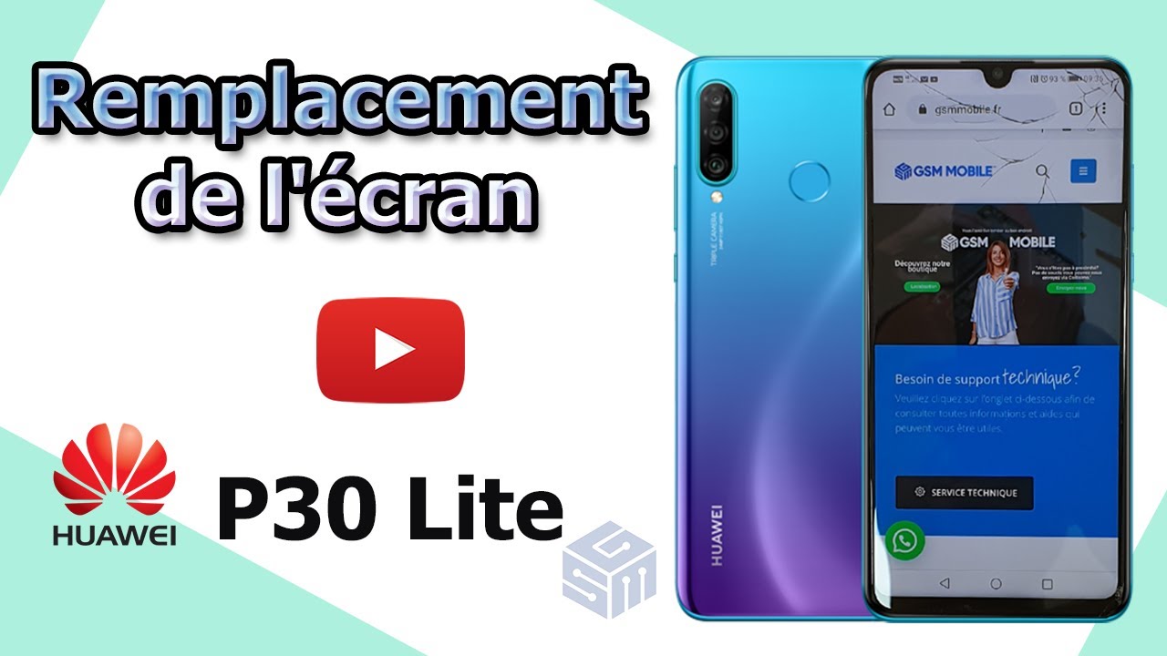 Reparation / Solution Remplacer Ecran Tactile Huawei P30 Lite - Display/ Glass Touch Replacement