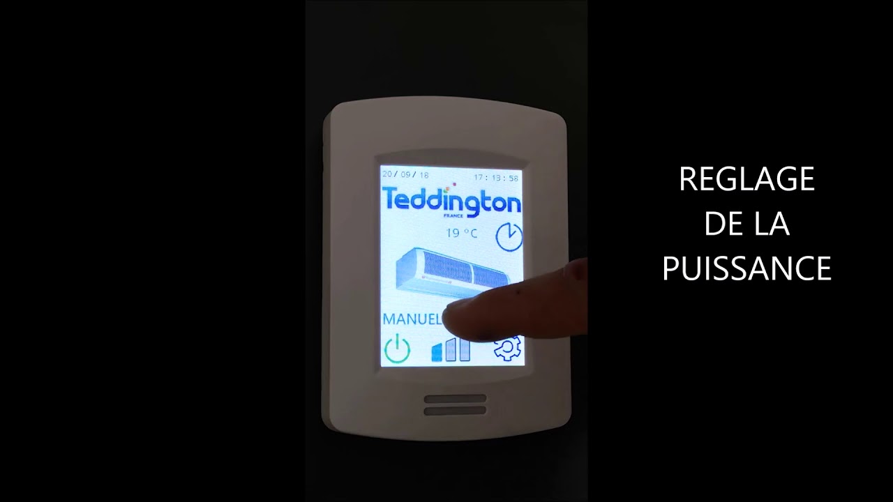 Teddypad 2 - Télécommande pour Rideau d'Air Chaud