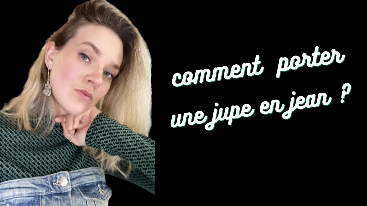 Jupe en jean dans les looks simples pour le printemps