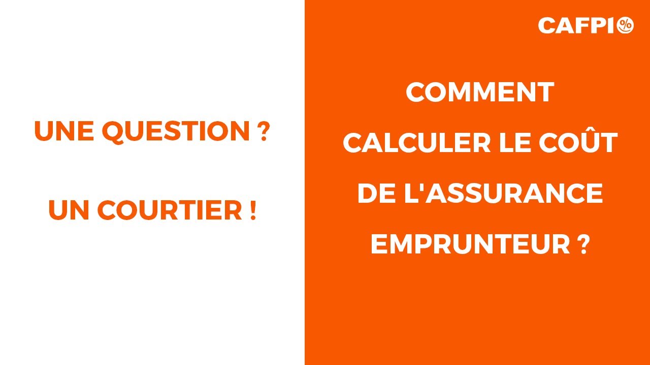 #credit #immobilier "Comment calculer le coût de l'assurance emprunteur ?"