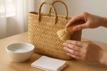 découvrez des astuces efficaces pour nettoyer votre sac en paille sans l’endommager et lui redonner toute sa beauté facilement.