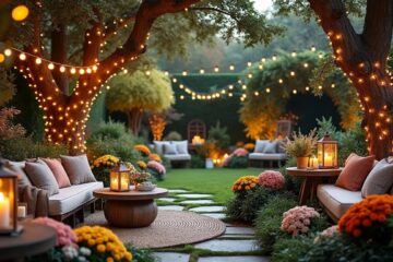 découvrez nos conseils pour sublimer votre jardin à l'approche des fêtes et créer un décor féerique qui émerveillera vos invités.